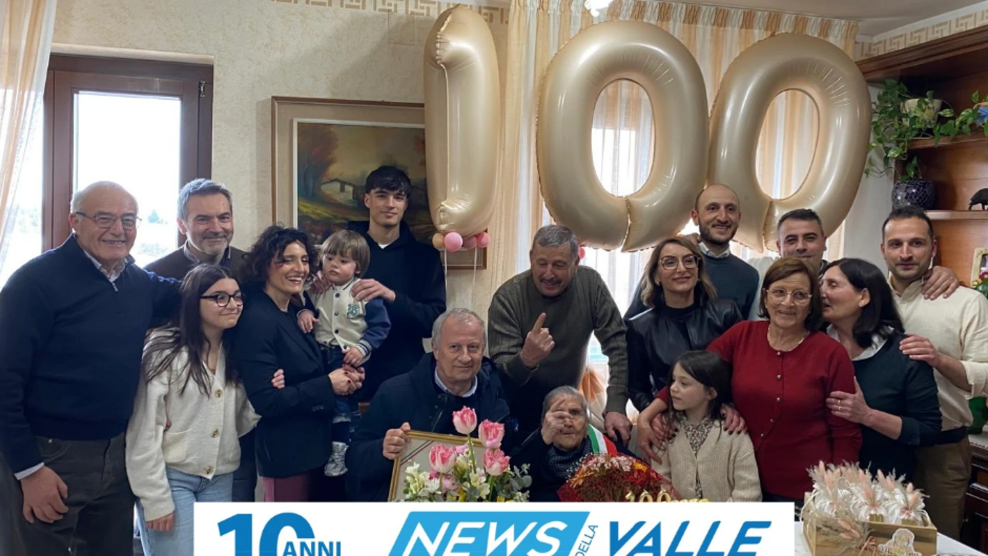 Michelina Carnevale ha festeggiato i suoi 100 anni